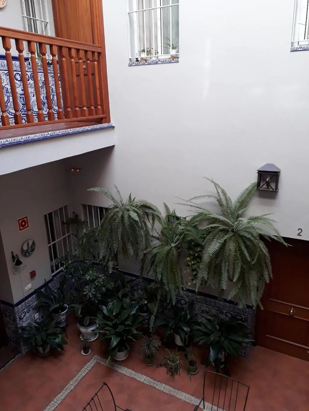 Lobby, Pensión Doña Trinidad, Seville