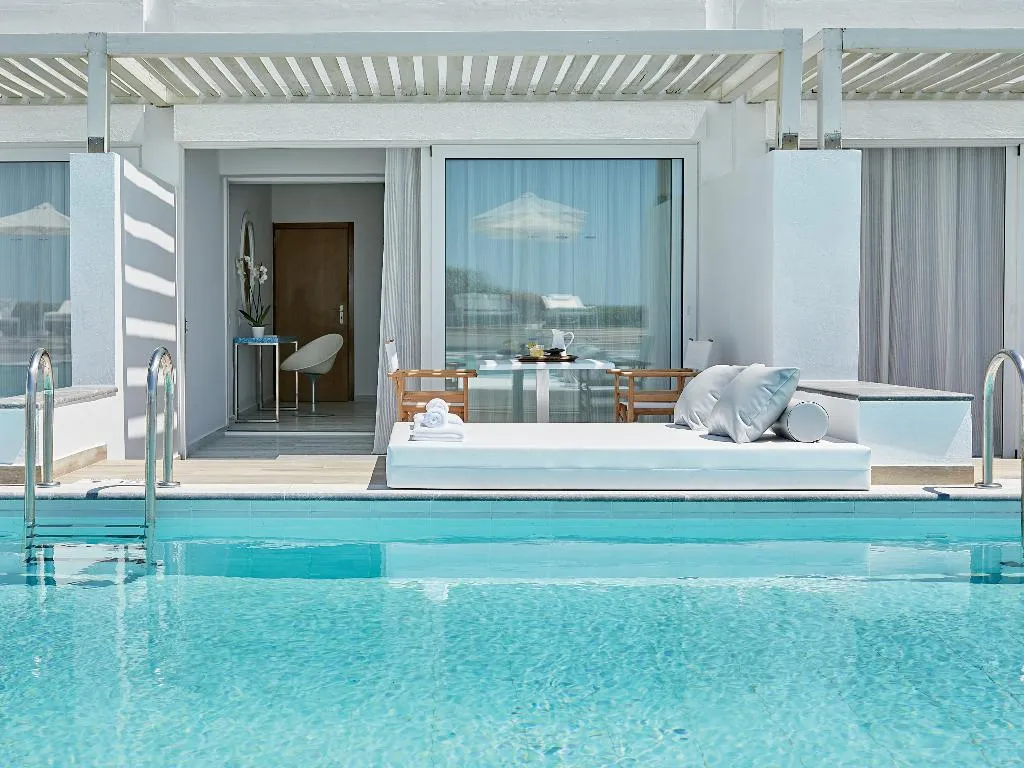 BUNGALOW DELUXE SEA VIEW Room, Grecotel LUXME White, Crete