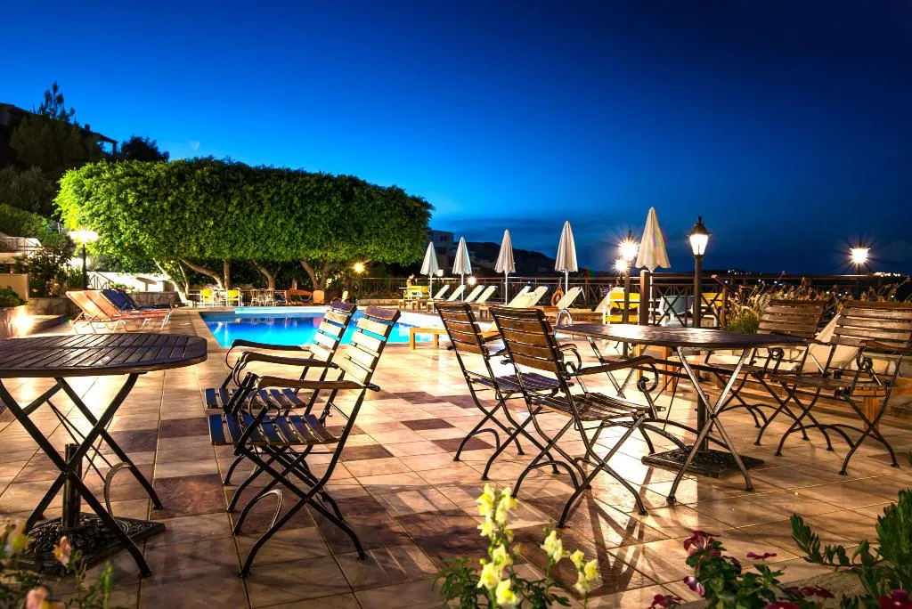 Terrace, Irida Hotel, Crete