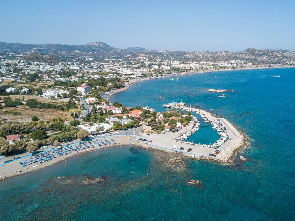 Beach, Mikes House Hotel, Rhodes