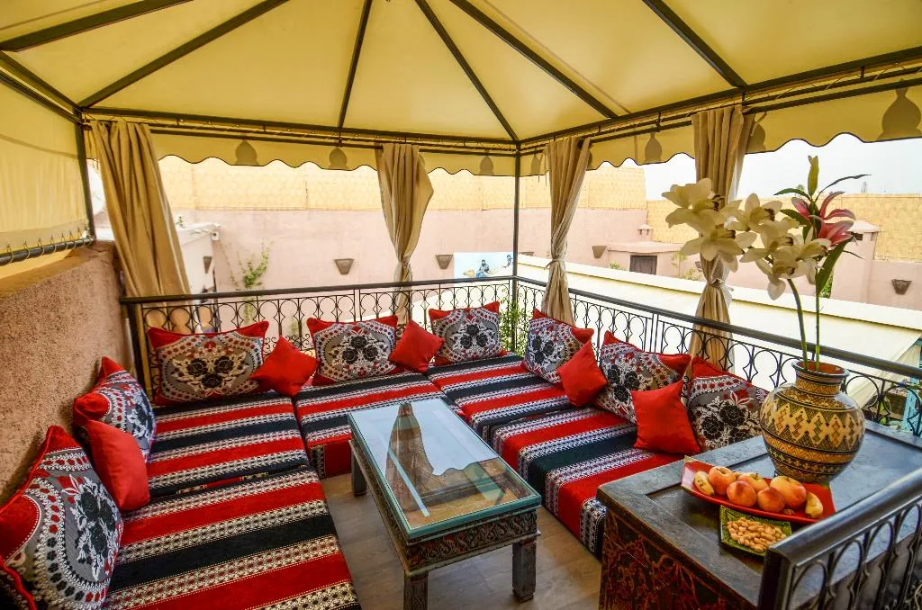 Terrace, Riad Ben Tachfine, Marrakech