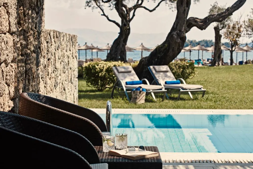 JUNIOR SUITE SEA VIEW WITH PRIVATE POOL Room, Kontokali Bay Resort & Spa, Corfu