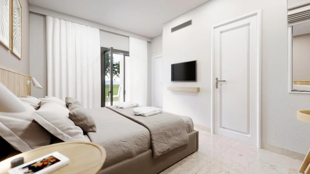 FAMILY ROOM GARDEN VIEW Room, Roda Beach Resort and Spa, Corfu