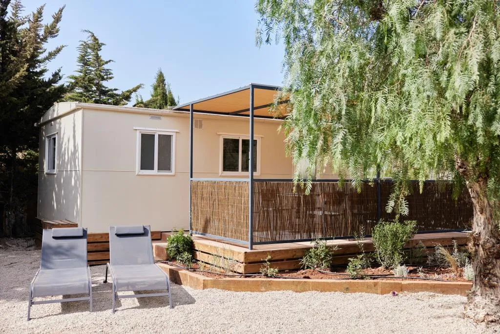 BUNGALOW TWO BEDS Room, Camping El Portus, Costa Blanca