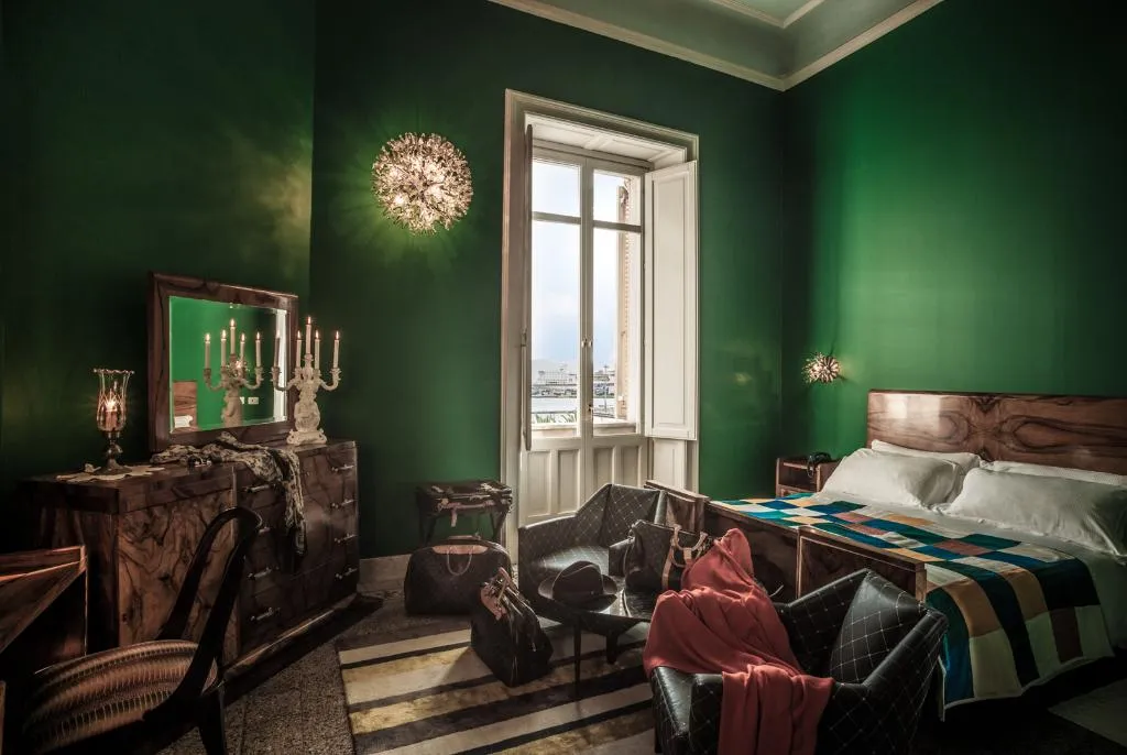 DOUBLE SINGLE USE DELUXE WITH VIEWS Room, Miramare Cagliari, Hotel Museo, Cagliari
