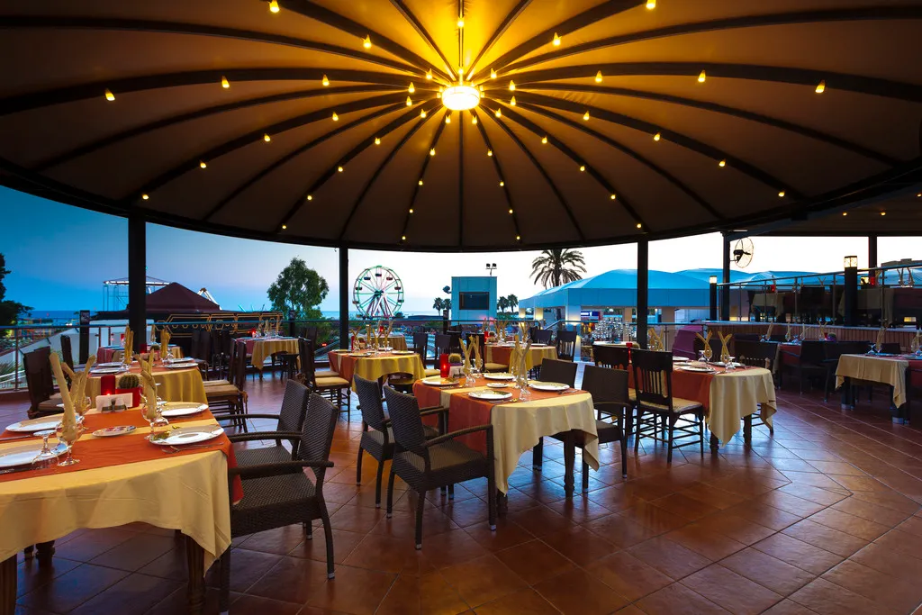 Restaurant, Club Hotel Turan Prince World Select Villa, Antalya