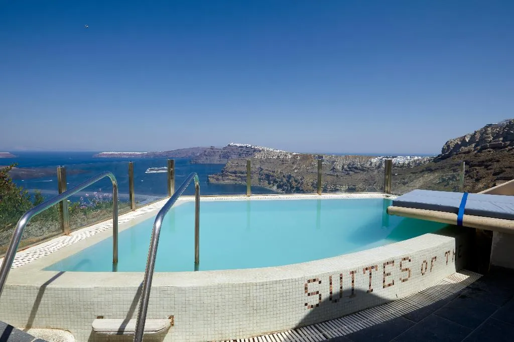 SUITE SEA VIEW WITH PRIVATE POOL Room, Suites of the Gods Cave Spa, Santorini