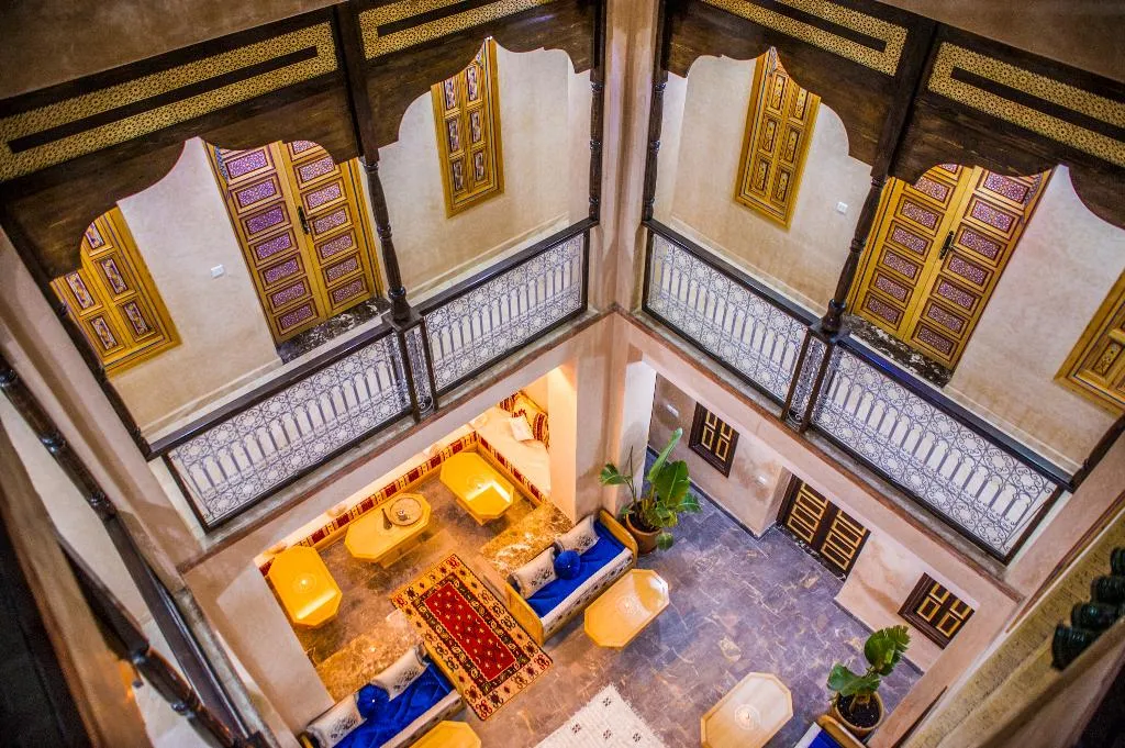 Lobby, Riad Qamar, Marrakech