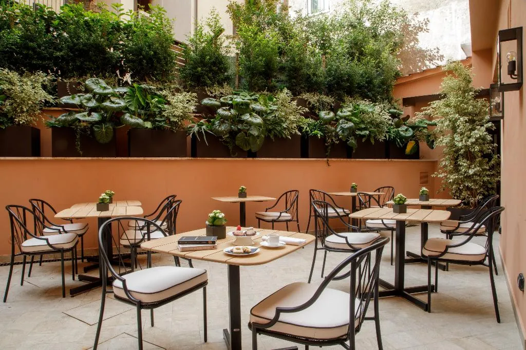 Terrace, Hotel Imperiale, Rome
