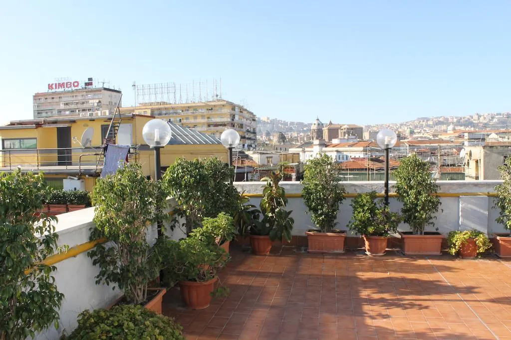 Terrace, Garden Hotel, Naples