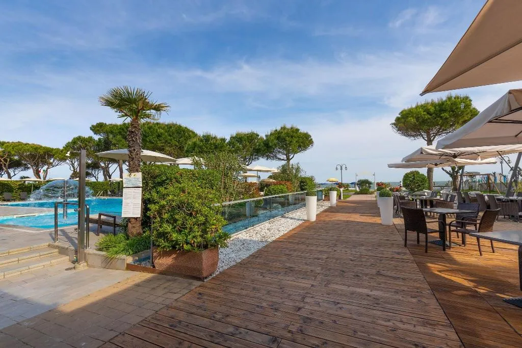 Terrace, Park Hotel Ermitage, Venice