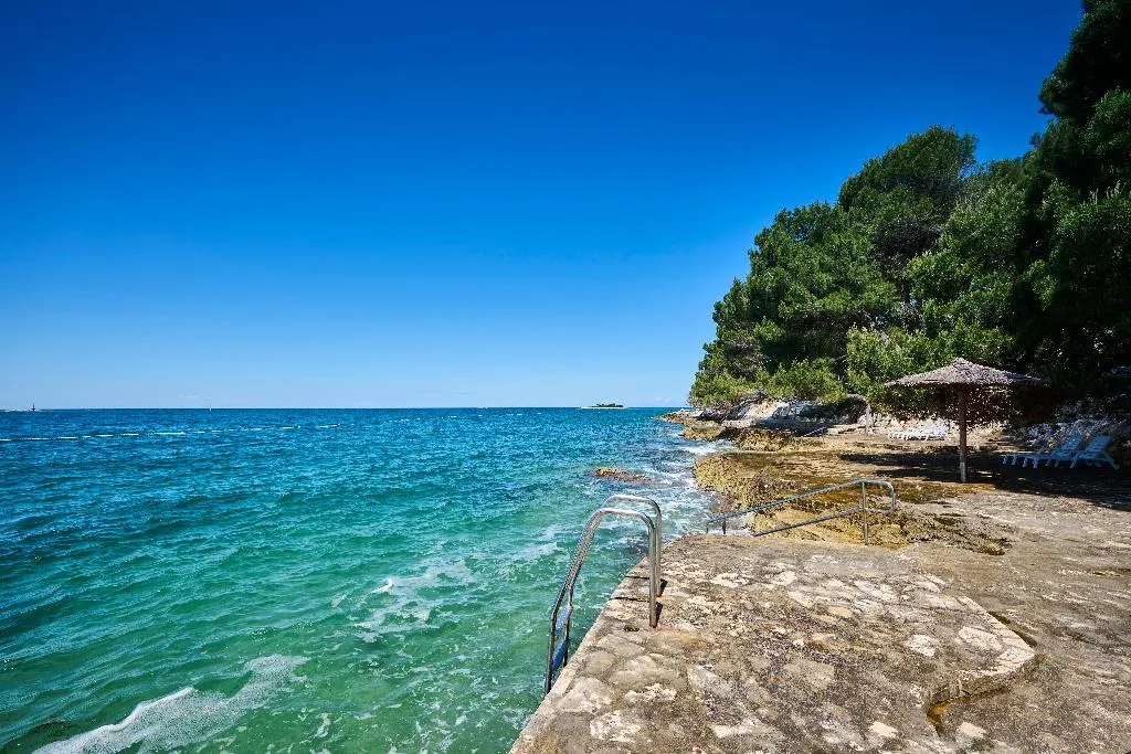 Beach, Apartments Galijot Plava Laguna, Istria