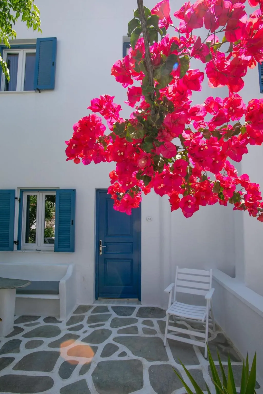 QUADRUPLE DELUXE GARDEN VIEW Room, Acrogiali, Mykonos