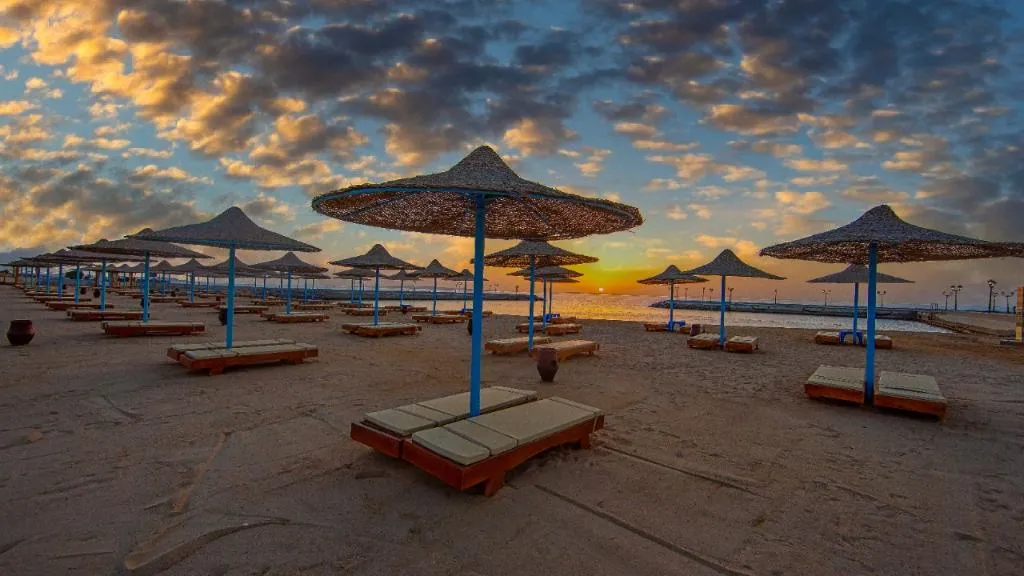 Beach, New Eagles Resort & Aqua Park, Red Sea Riviera