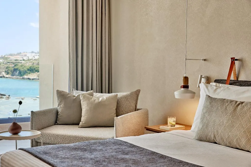 Double or Twin SUPERIOR SEA VIEW Room, Ella Elissa – Adults Only, Rhodes