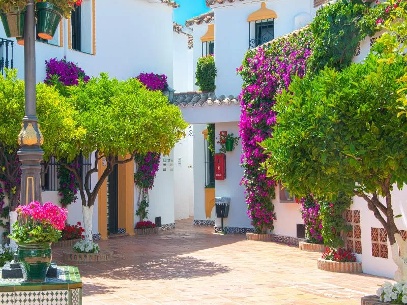 General view, Globales Pueblo Andaluz, Costa Del Sol
