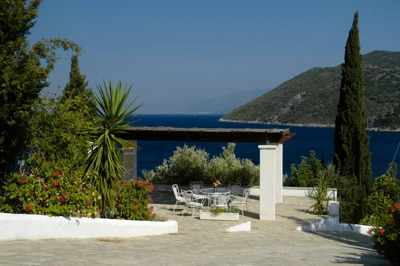 Terrace, Kerveli Village, Samos