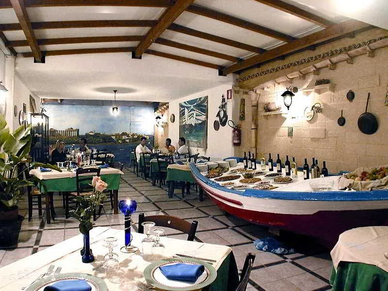 Restaurant, Hotel Alceste, Palermo