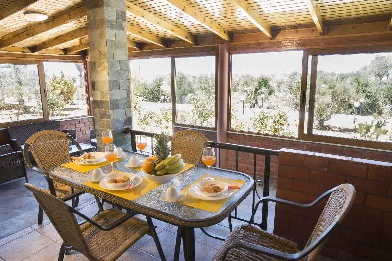 Terrace, Elia Stavros Villas, Crete