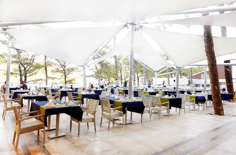 Terrace, Orka Lotus Beach Hotel, Dalaman
