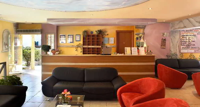 Lobby, Marietta Hotel & Apartments, Rhodes