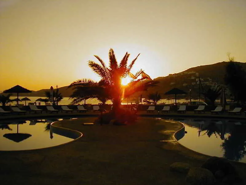 Pool, Far Out Village, Santorini
