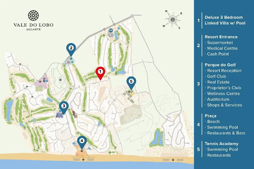 TOWNHOME THREE BEDROOMS WITH PRIVATE POOL Room, Vale Do Lobo Resort, Algarve