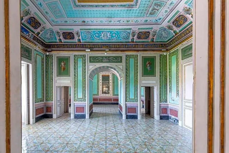 Lobby, Landolina Palace, Catania