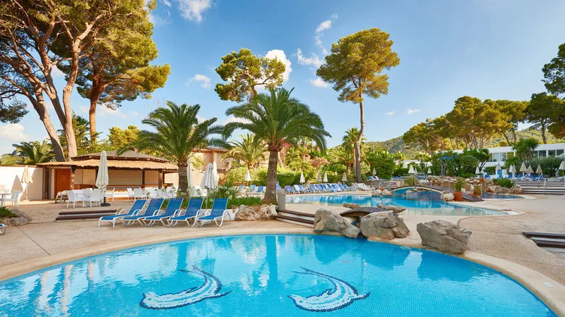 Pool, Hipotels Eurotel Punta Rotja, Majorca
