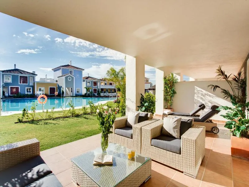 Terrace, Cortijo del Mar Resort, Costa Del Sol