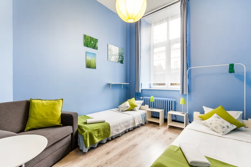 Double or Twin WITH SHARED BATHROOM Room, The Secret Garden Hostel, Krakow