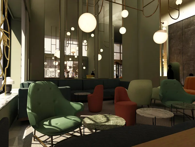 Lobby, Barceló Torre de Madrid, Madrid
