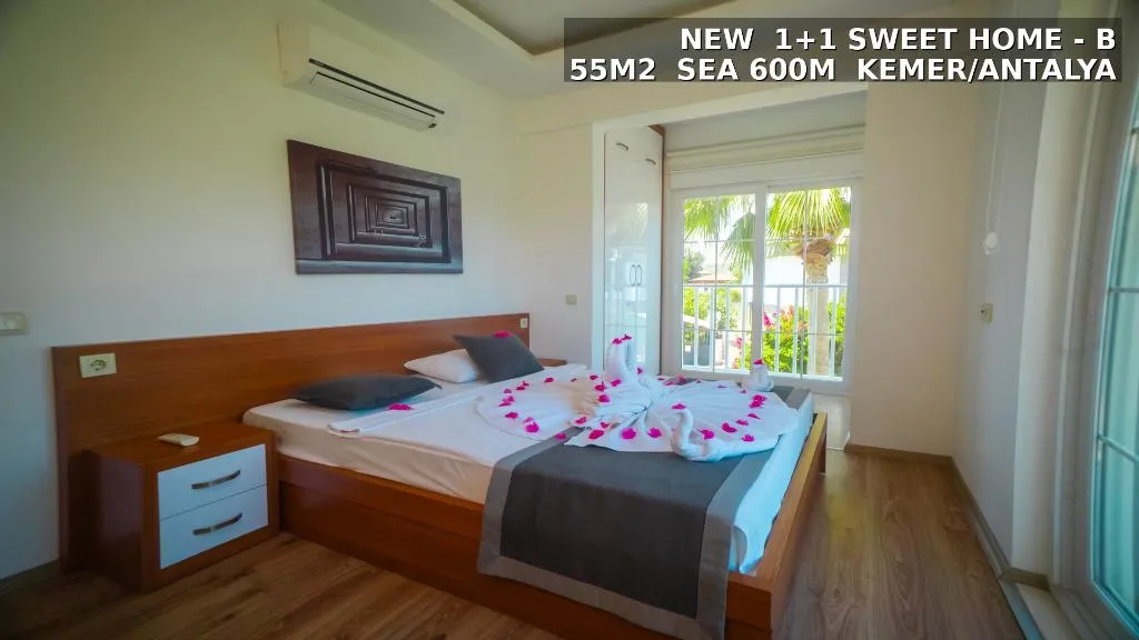 Room ONE BED Room, Kemer Sweet Home Apartments, Antalya