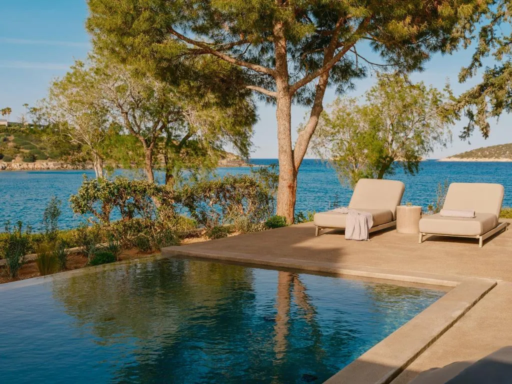 BUNGALOW SUPERIOR WITH PRIVATE POOL Room, Minos Beach Art Hotel, a Member of Design Hotels, Crete