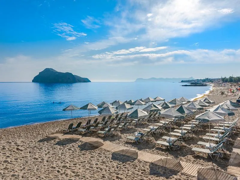 Beach, Porto Platanias Beach Resort & Spa, Crete