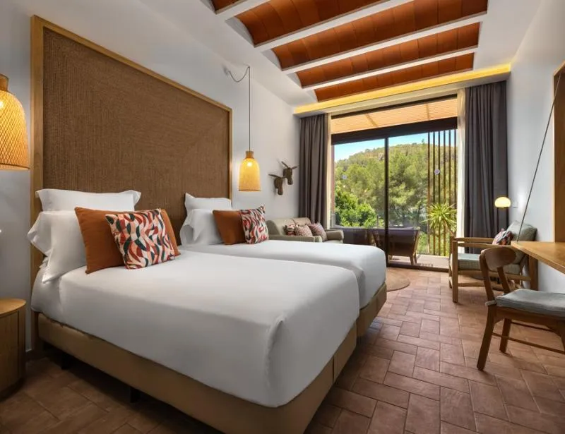 DOUBLE POOL VIEW Room, Cala San Miguel Ibiza Res, Curio Colllec by Hilton, Ibiza