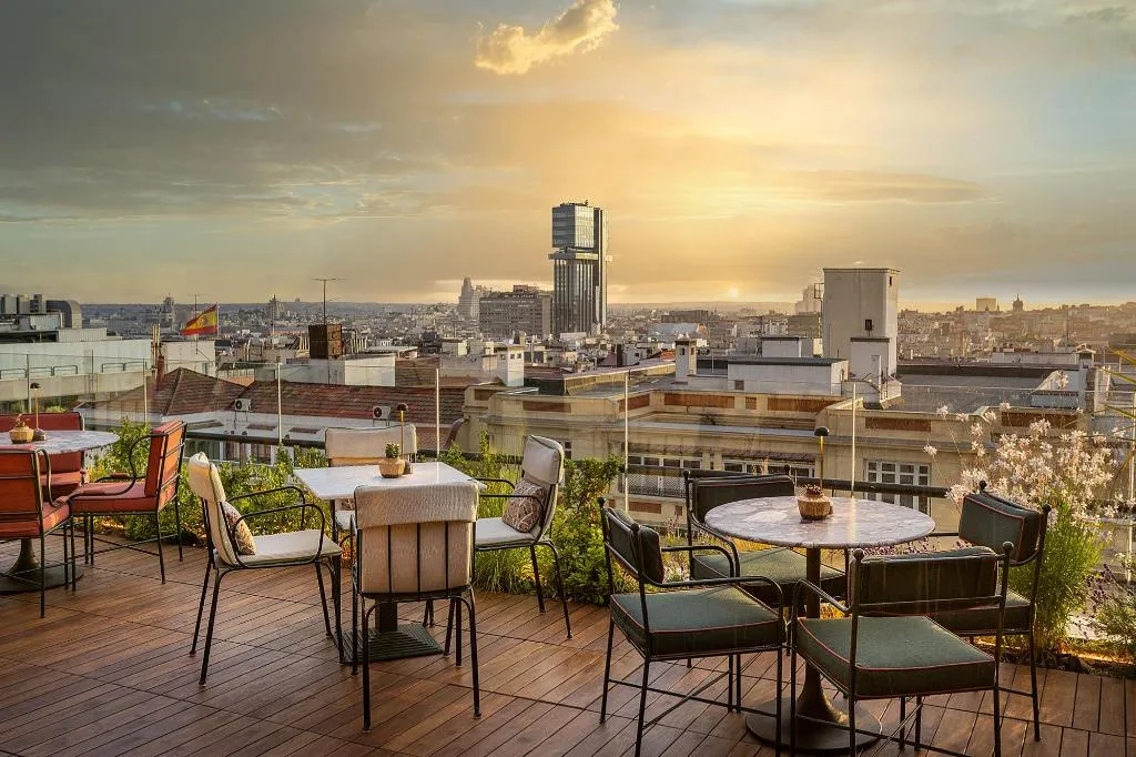 Terrace, Bless Hotel Madrid, a member of The Leading Hotels, Madrid