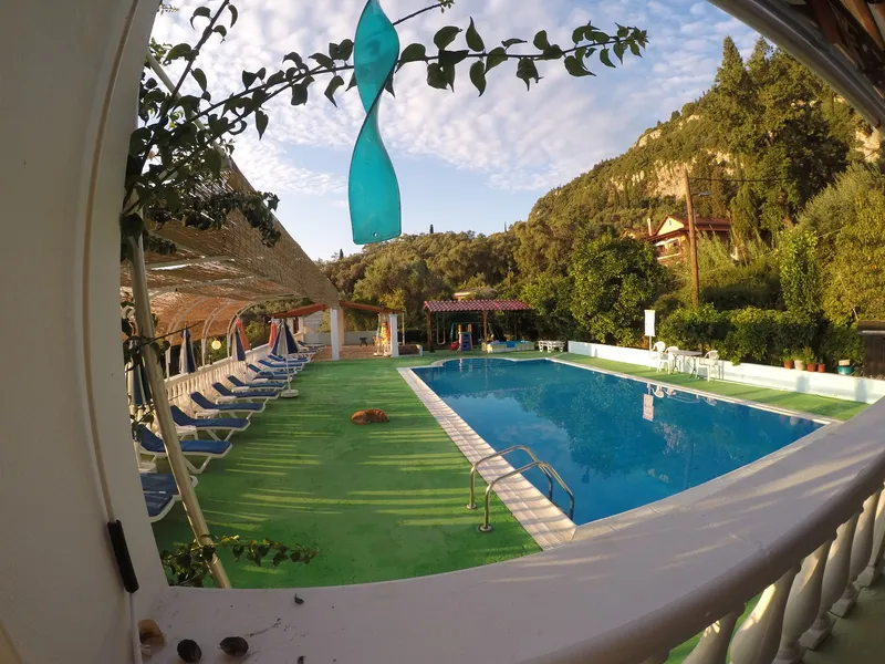 Pool, Andromaches Holiday apartments, Corfu