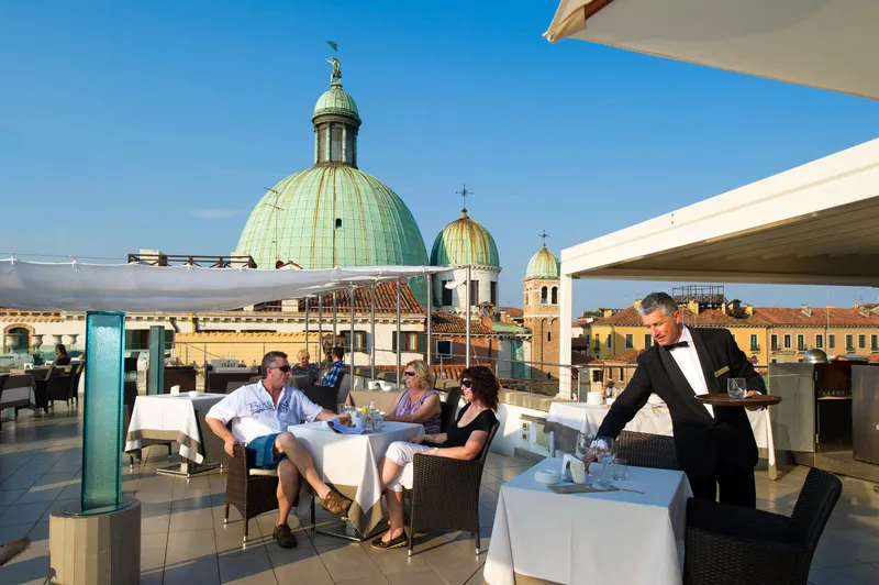 Terrace, Carlton on the Grand Canal, Venice