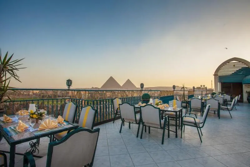 Terrace, Pyramids Plaza Hotel, Cairo