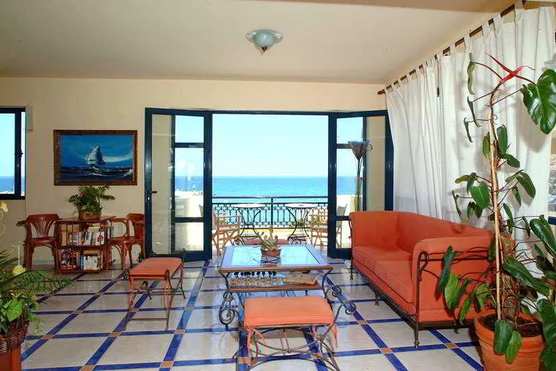 Lobby, Marelina Villas, Crete