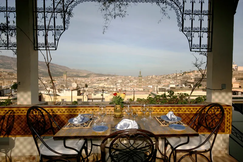 Terrace, Dar el Ghalia, Fez