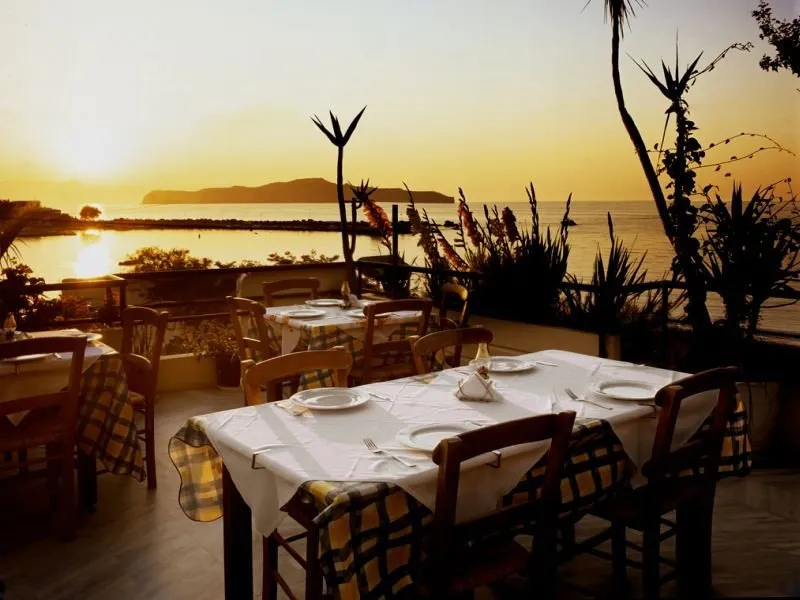 Restaurant, Akasti Hotel, Crete