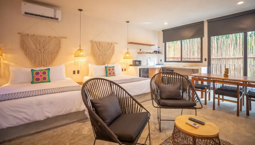 STUDIO TWO BEDS Room, Nuee Tulum, Cancun Area