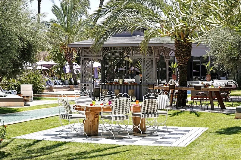 General view, Jardin d'Ines by Christophe Leroy, Marrakech