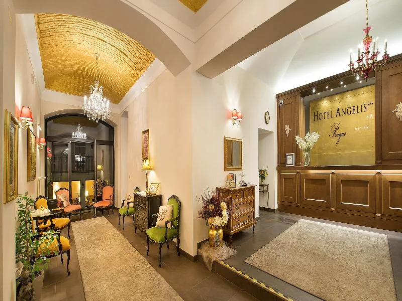 Lobby, Angelis Hotel Prague, Prague
