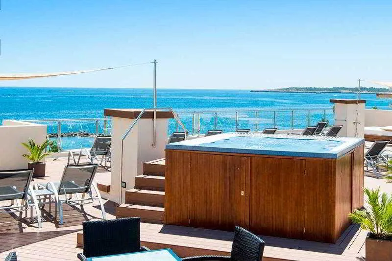 Terrace, Cap de Mar, Majorca