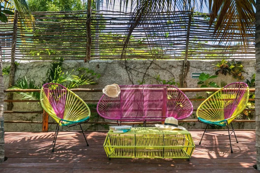 Terrace, La Palma Holbox Wellness Suites & Apartments, Cancun Area