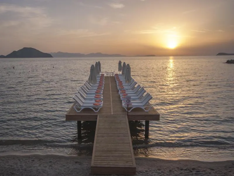 Beach, Dragut Point South Hotel, Bodrum