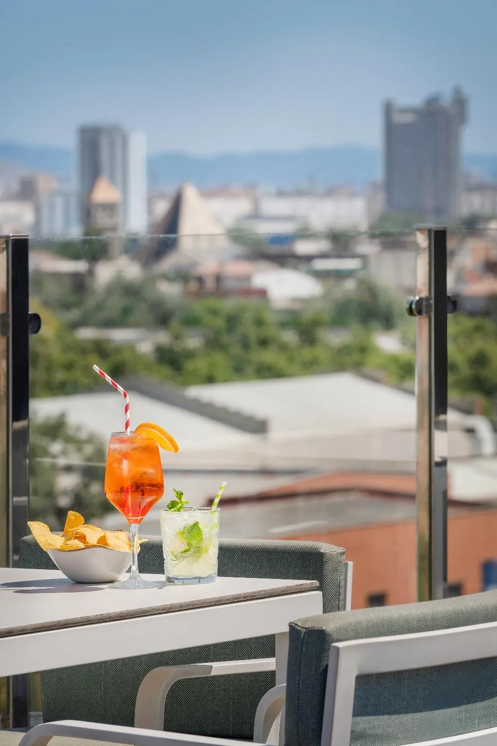 Terrace, Salles Hotel Ciutat del Prat Barcelona Airport, Barcelona